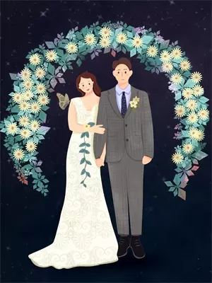 老婆送我一束花的说说